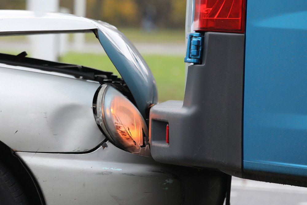 damaged bumper